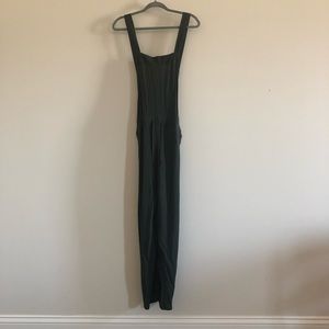 Boys + Arrows Anthropologie jumpsuit, dark green, EUC